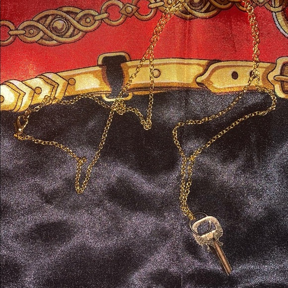 Louis Vuitton key 🔑 on 24” Gold Chain Necklace - Picture 6 of 8